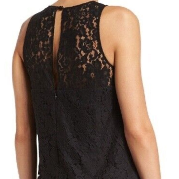 Joie Women's Fahfia B Sleeveless Lace DRESS S SMALL BLACK LACE - Picture 4 of 15